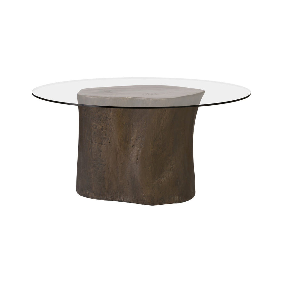Log Dining Table-Phillips Collection-PHIL-PH57267-Dining TablesBronze-Outdoor-1-France and Son