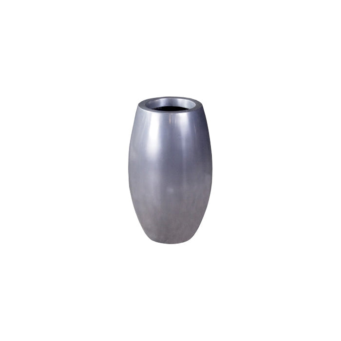 Elonga Planter-Phillips Collection-PHIL-PH60383-PlantersSmall-Polished Aluminum-2-France and Son