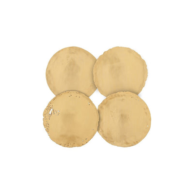 Cast Oil Drum Wall Discs-Phillips Collection-PHIL-PH67805-Wall ArtLiquid Silver-Round-18-France and Son