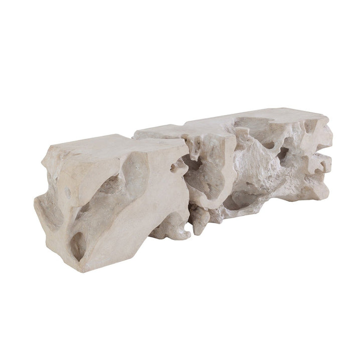 Freeform Bench-Phillips Collection-PHIL-PH62423-BenchesRoman Stone-A-8-France and Son