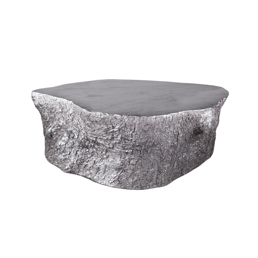 Bark Coffee Table-Phillips Collection-PHIL-PH63166-Coffee TablesSilver Leaf-3-France and Son