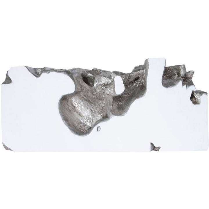 Freeform Bench-Phillips Collection-PHIL-PH63350-BenchesSilver Leaf/White-B-3-France and Son