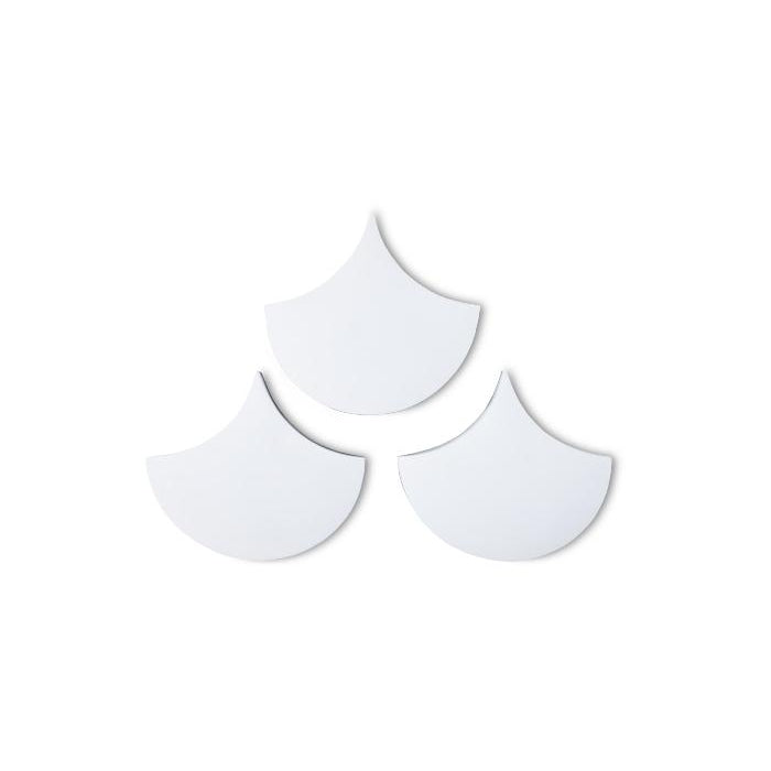 Scales Wall Tiles - Set of 3-Phillips Collection-PHIL-PH63664-Wall ArtWhite-1-France and Son