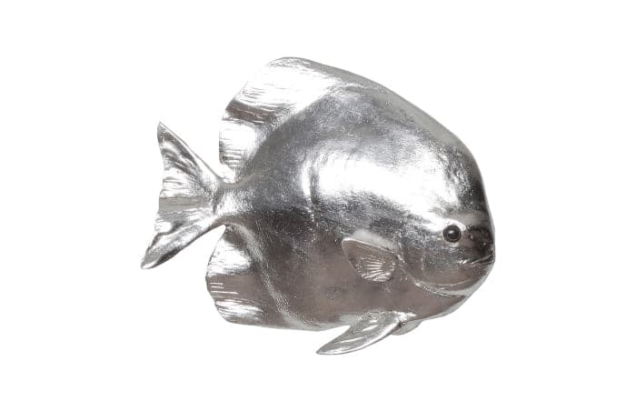 Australian Bat Fish Wall Sculpture-Phillips Collection-PHIL-PH64557-Wall ArtSilver Leaf-5-France and Son