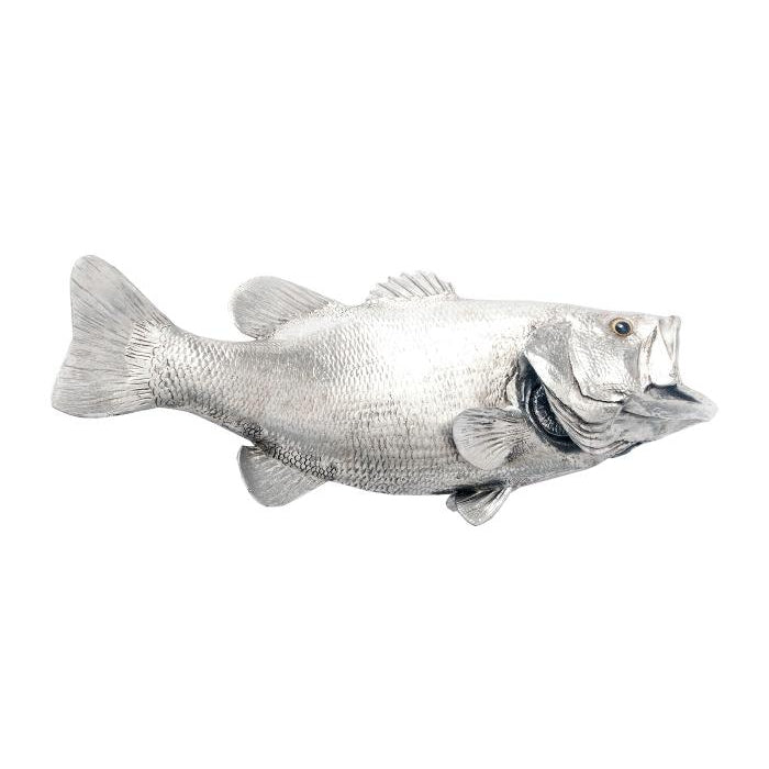 Large Mouth Bass Fish Wall Sculpture-Phillips Collection-PHIL-PH66570-Wall Art-1-France and Son