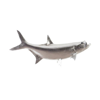 Tarpon Fish Wall Sculpture-Phillips Collection-PHIL-PH66834-Wall ArtSilver Leaf-1-France and Son