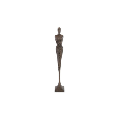 Tall Chiseled Sculpture-Phillips Collection-PHIL-PH67650-DecorFemale-Bronze-1-France and Son