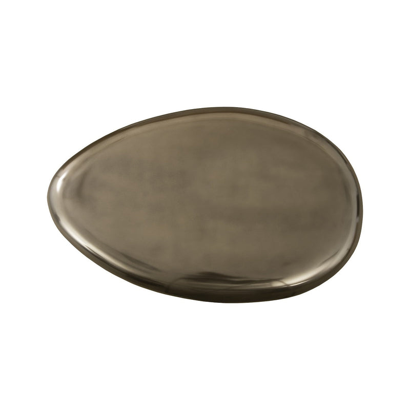 River Stone Large Polished Bronze Coffee Table-Phillips Collection-PHIL-PH67715-Coffee Tables-2-France and Son