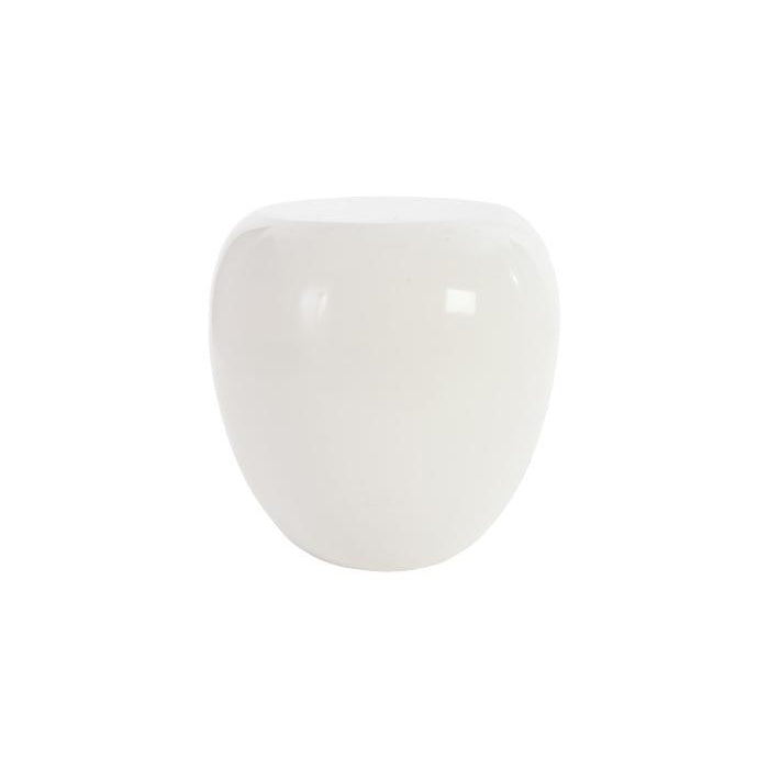 River Stone Side Table-Phillips Collection-PHIL-PH74449-Side TablesGel Coat White-5-France and Son