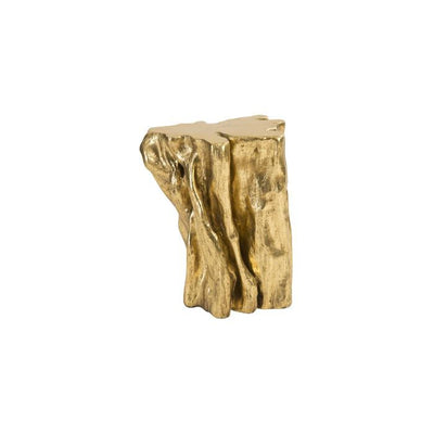 Copse Small Gold Stool-Phillips Collection-PHIL-PH79025-Stools & Ottomans-1-France and Son