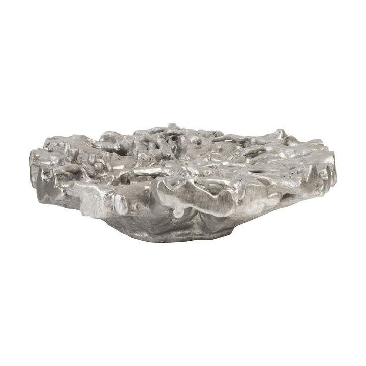 Root Cast Coffee Table Antique Silver Leaf-Phillips Collection-PHIL-PH79106-Coffee Tables-1-France and Son