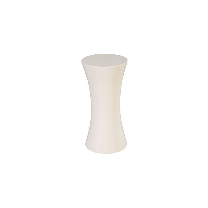 Ave Pedestal - Gel Coat White-Phillips Collection-PHIL-PH80617-Side Tables8"-2-France and Son