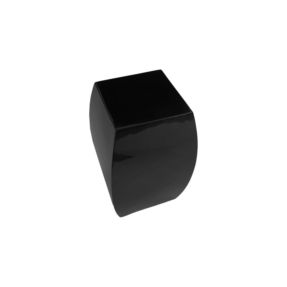 Taba Side Table - Gel Coat Black-Phillips Collection-PHIL-PH80619-Side Tables-2-France and Son