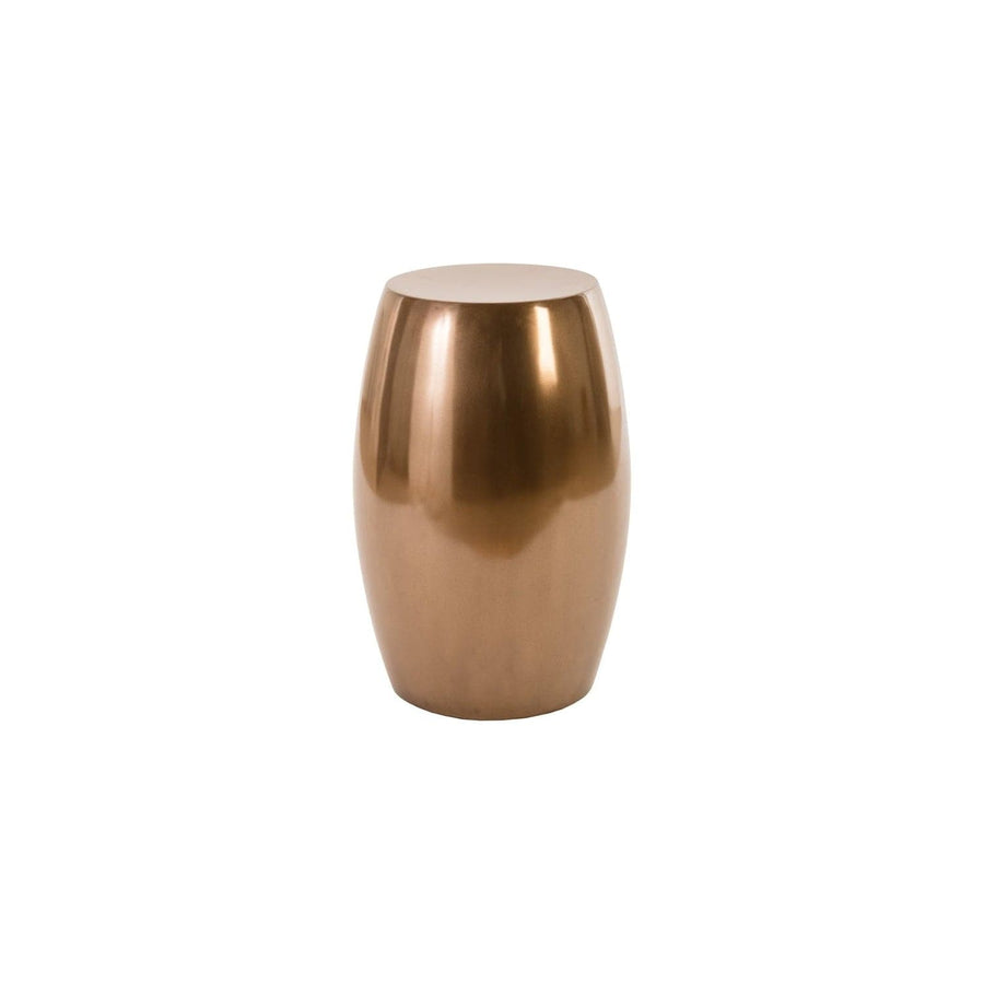 Outdoor Vex Side Table Polished Bronze-Phillips Collection-PHIL-PH80621-Side Tables-1-France and Son