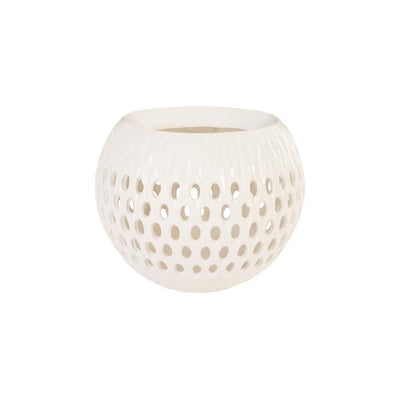 Breathe Planter-Phillips Collection-PHIL-PH80652-DecorGel Coat White-1-France and Son