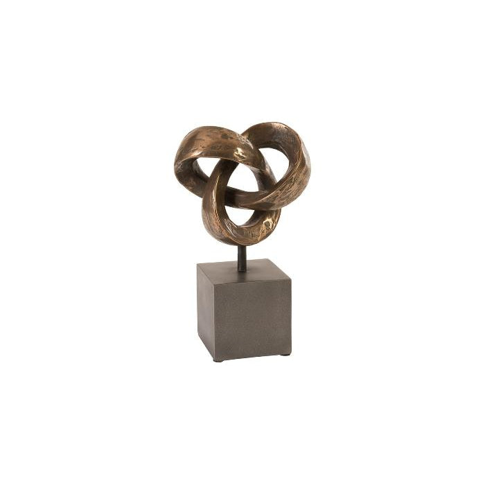 Trifoil Table Sculpture-Phillips Collection-PHIL-PH80670-DecorBronze-5-France and Son