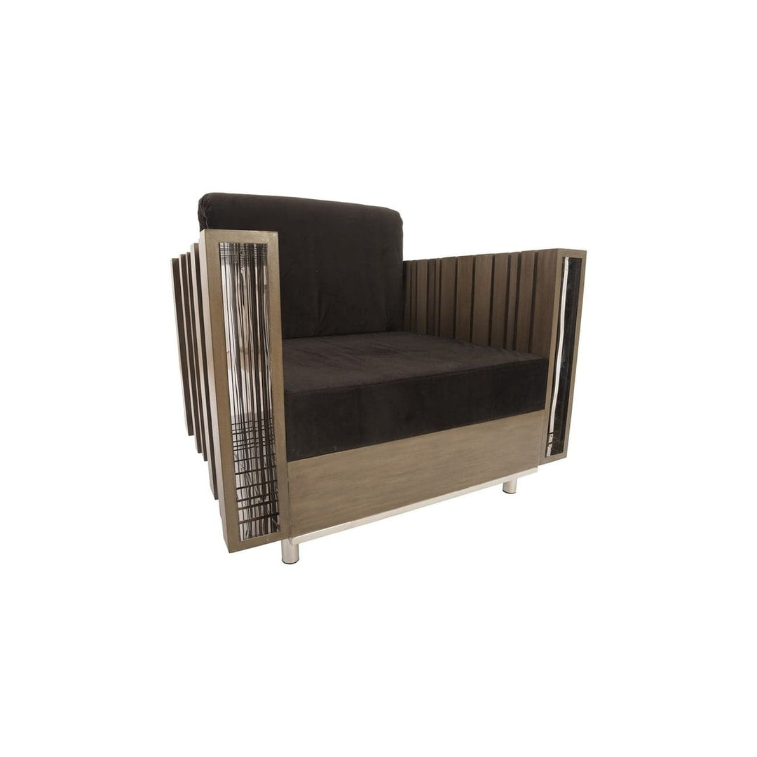 Barcode Club Chair-Phillips Collection-PHIL-PH75341-Lounge Chairs-4-France and Son