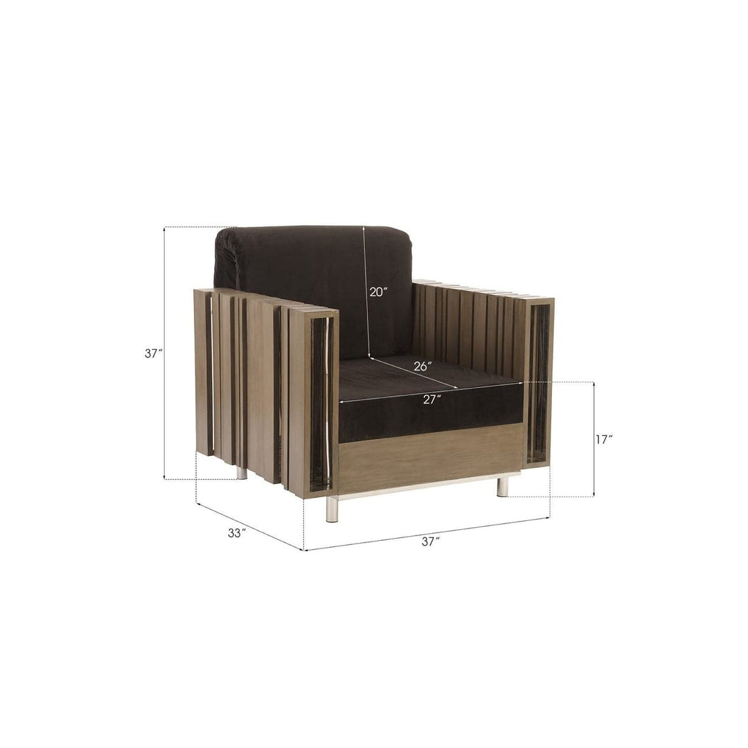 Barcode Club Chair-Phillips Collection-PHIL-PH75341-Lounge Chairs-6-France and Son
