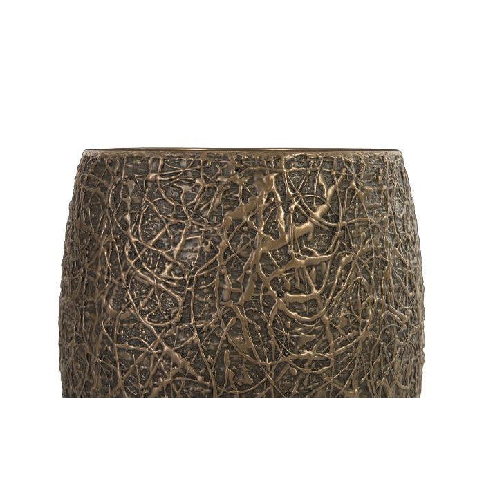 String Theory Planter-Phillips Collection-PHIL-PH83550-DecorSmall-Bronze-4-France and Son