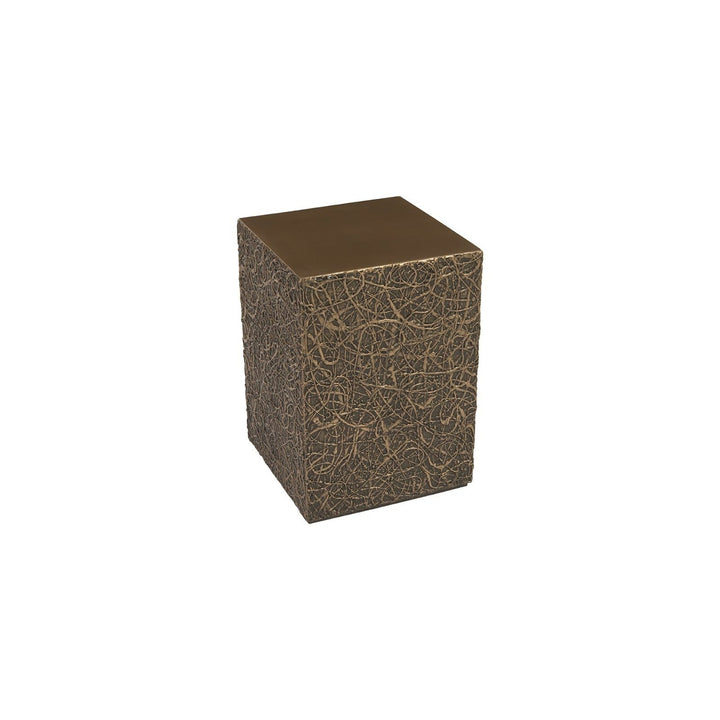 String Theory Pedestal-Phillips Collection-PHIL-PH83554-DecorSmall-Bronze-Outdoor-8-France and Son