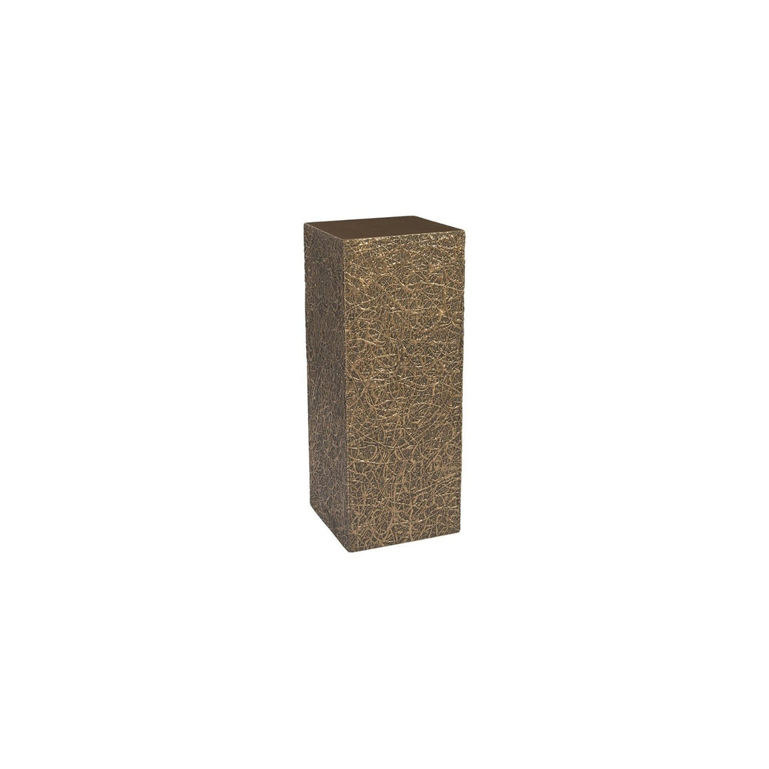 String Theory Pedestal-Phillips Collection-PHIL-PH83556-DecorMedium-Bronze-Outdoor-5-France and Son