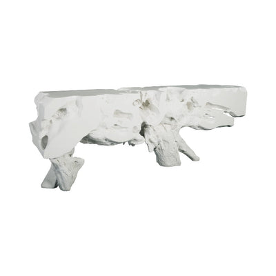 Freeform XL White Console Table-Phillips Collection-PHIL-PH83575-Console Tables-1-France and Son