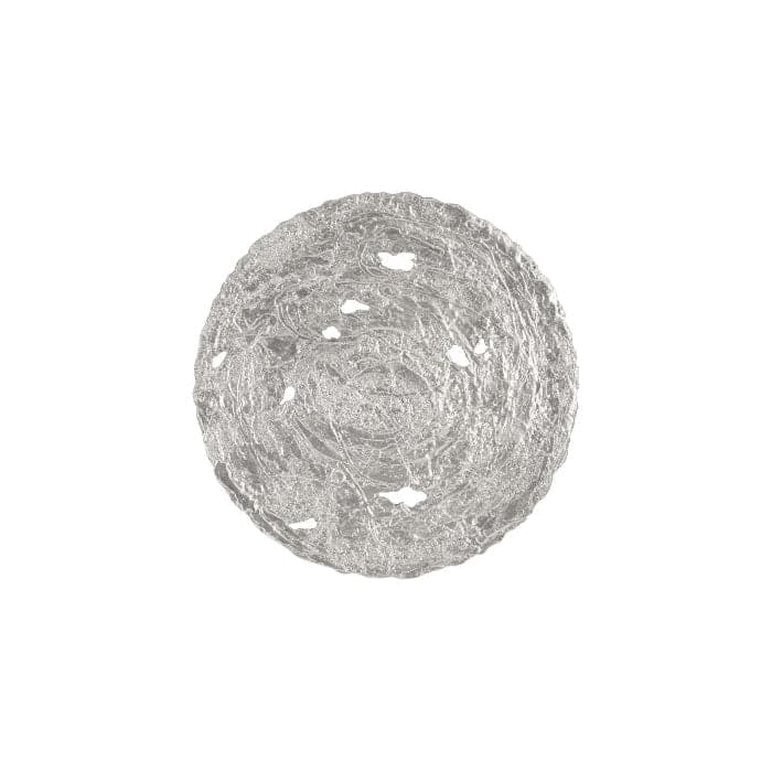 Molten Wall Disc - Silver Leaf-Phillips Collection-PHIL-PH83689-Wall DecorLarge-3-France and Son