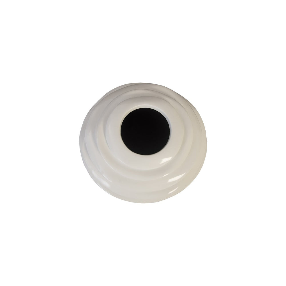 Spiral Small White Planter-Phillips Collection-PHIL-PH94102-Planters-2-France and Son