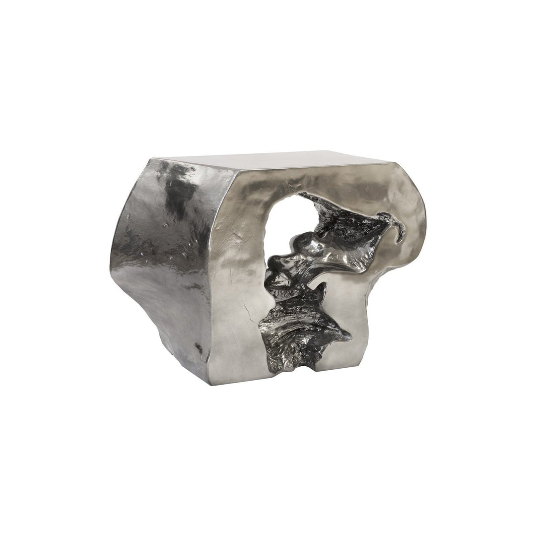 Plateada Hollow Console-Phillips Collection-PHIL-PH95579-Console TablesLiquid Silver-7-France and Son