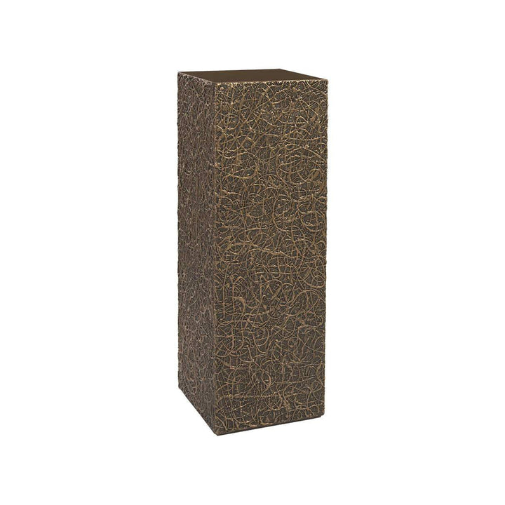 String Theory Pedestal-Phillips Collection-PHIL-PH83558-DecorLarge-Bronze-Outdoor-1-France and Son