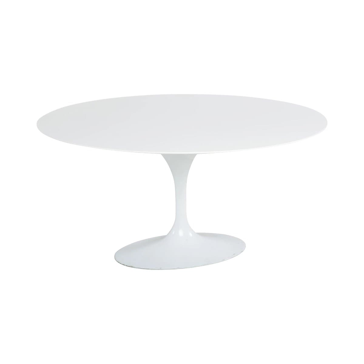 Quartz Pedestal Tulip Dining Table - Oval