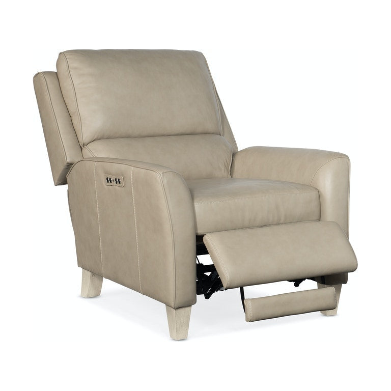 Dunes Power Recliner with Power Headrest-Hooker-HOOKER-RC101-PH-009-Lounge ChairsCream-5-France and Son