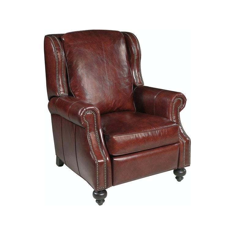Drake Recliner-Hooker-HOOKER-RC140-085-Lounge ChairsRed-1-France and Son