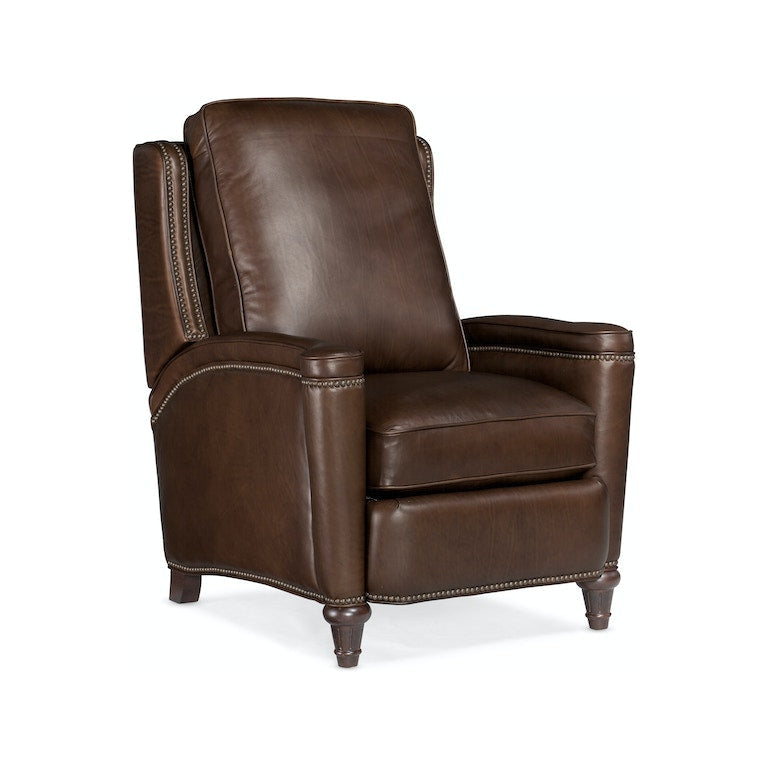 Rylea Manual Push Back Recliner-Hooker-HOOKER-RC216-PB-088-Lounge ChairsDark Brown-2-France and Son