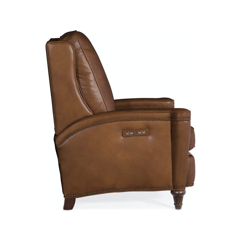 Rylea PWR Recliner w/ PWR Headrest-Hooker-HOOKER-RC216-PH-088-Lounge ChairsDark Brown-10-France and Son