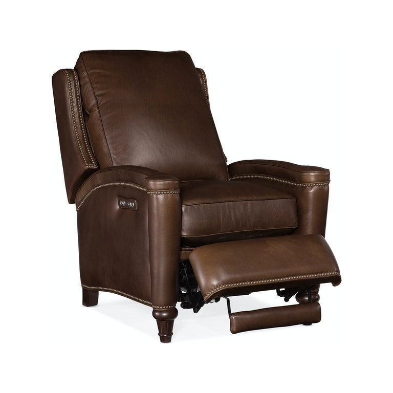 Rylea PWR Recliner w/ PWR Headrest-Hooker-HOOKER-RC216-PH-088-Lounge ChairsDark Brown-7-France and Son