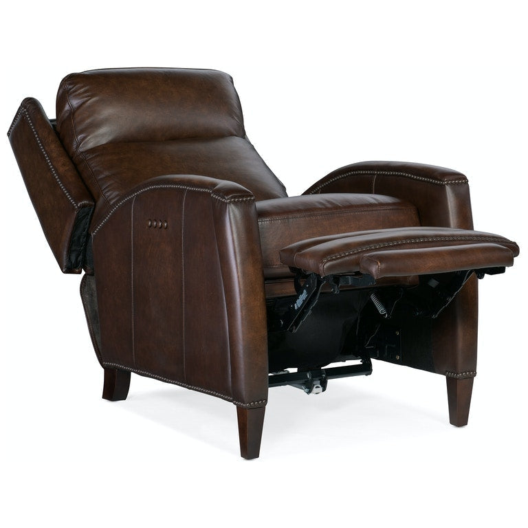 Declan PWR Recliner w/ PWR Headrest-Hooker-HOOKER-RC251-PH-087-Lounge ChairsBrown-3-France and Son