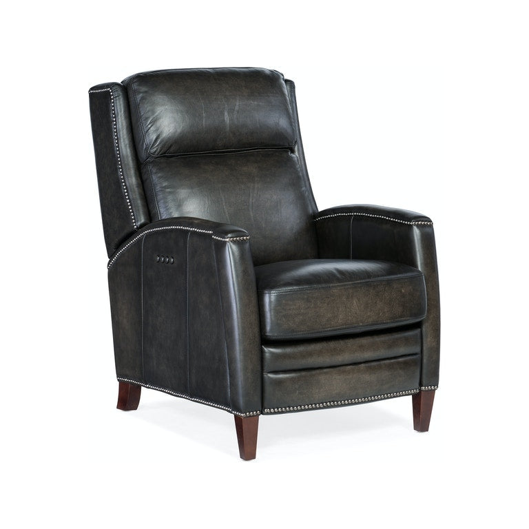 Declan PWR Recliner w/ PWR Headrest-Hooker-HOOKER-RC251-PH-089-Lounge ChairsBlack-2-France and Son