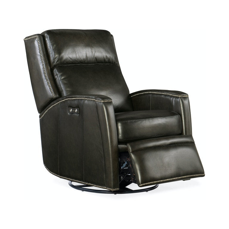 Declan PWR Swivel Glider Recliner-Hooker-HOOKER-RC251-PSWGL-087-Lounge ChairsBrown-8-France and Son