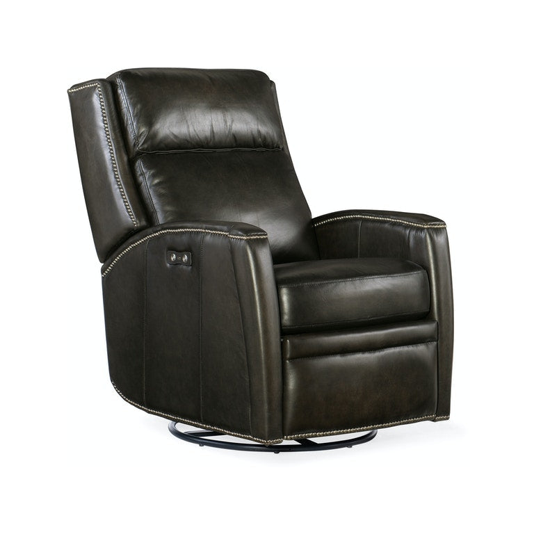 Declan PWR Swivel Glider Recliner-Hooker-HOOKER-RC251-PSWGL-089-Lounge ChairsBlack-2-France and Son