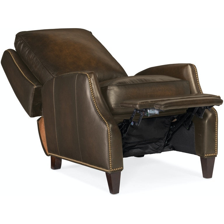 Kerley Manual Push Back Recliner-Hooker-HOOKER-RC260-PB-086-Lounge ChairsDark Brown walnut-5-France and Son