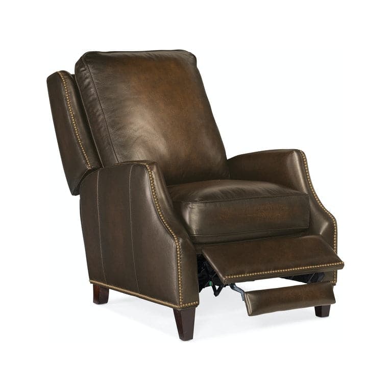 Kerley Manual Push Back Recliner-Hooker-HOOKER-RC260-PB-086-Lounge ChairsDark Brown walnut-7-France and Son