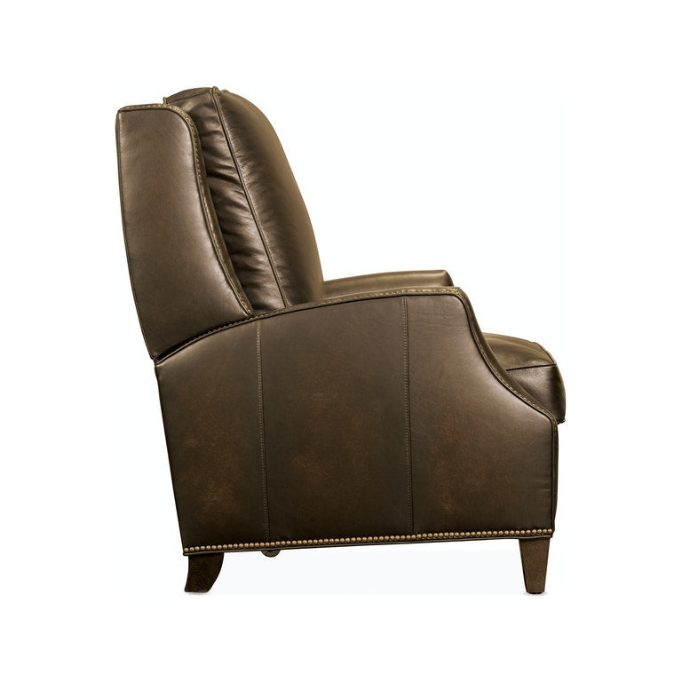 Kerley Manual Push Back Recliner-Hooker-HOOKER-RC260-PB-086-Lounge ChairsDark Brown walnut-9-France and Son