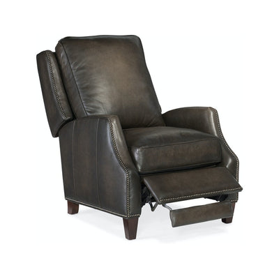 Kerley Manual Push Back Recliner-Hooker-HOOKER-RC260-PB-086-Lounge ChairsDark Brown walnut-8-France and Son
