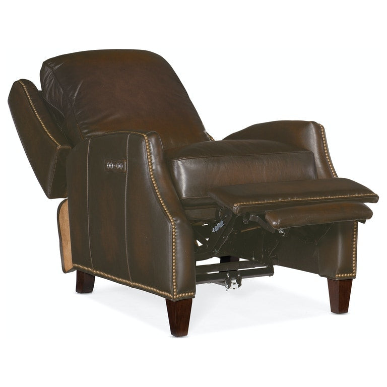 Kerley Power Recliner w/ Power Headrest-Hooker-HOOKER-RC260-PH-086-Lounge ChairsBrown-5-France and Son