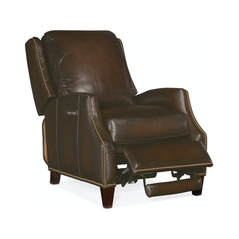 Kerley Power Recliner w/ Power Headrest-Hooker-HOOKER-RC260-PH-086-Lounge ChairsBrown-7-France and Son