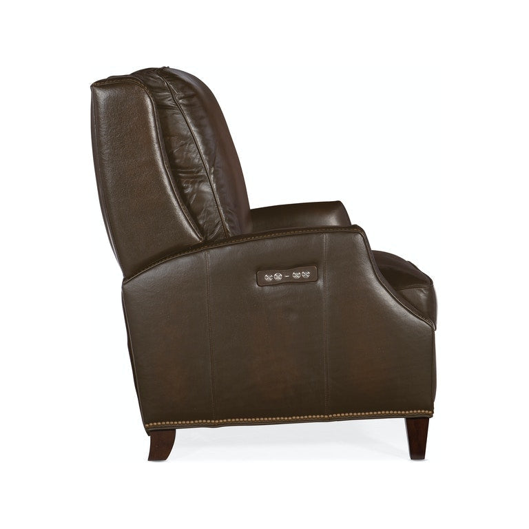 Kerley Power Recliner w/ Power Headrest-Hooker-HOOKER-RC260-PH-086-Lounge ChairsBrown-9-France and Son