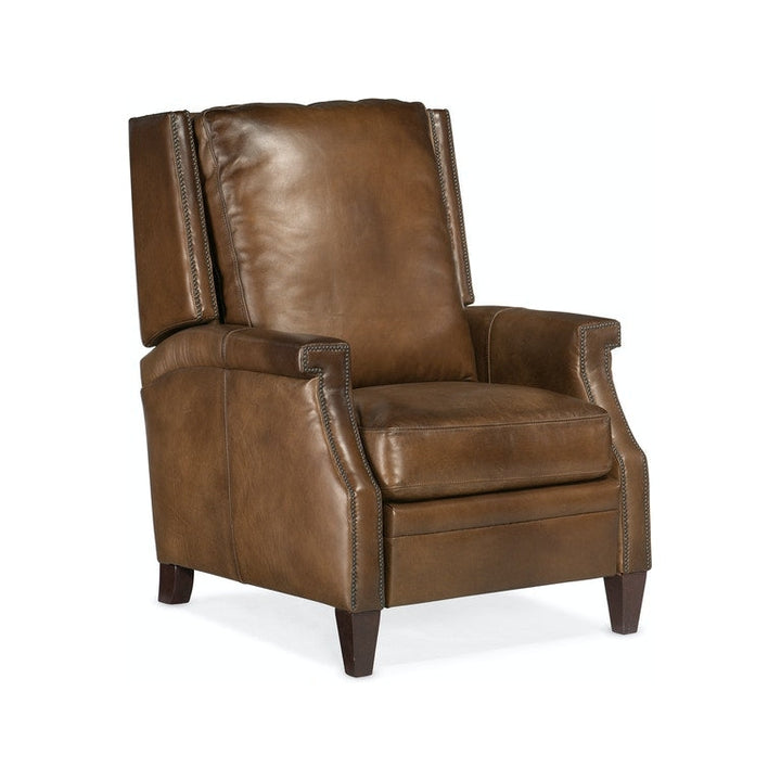 Collin Manual Push Back Recliner-Hooker-HOOKER-RC379-PB-083-Lounge ChairsBrown-2-France and Son