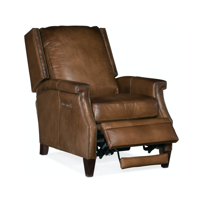 Collin PWR Recliner w/ PWR Headrest-Hooker-HOOKER-RC379-PH-083-Lounge ChairsBrown-5-France and Son