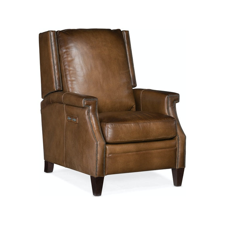 Collin PWR Recliner w/ PWR Headrest-Hooker-HOOKER-RC379-PH-083-Lounge ChairsBrown-1-France and Son